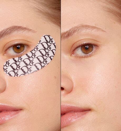 dior eyepatch|Dior eye reviver patches.